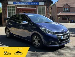 Blue Used 2016 Peugeot 208 Allure Hatchback | £7,995 (A bit pricey)