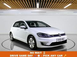 White Used 2019 VW e-Golf Hatchback | £9,549 (Fair price)