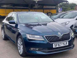 Blue Used 2017 Skoda Superb SE L Executive Hatchback | £11,849 (Fair price)