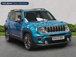 Blue Used 2022 Jeep Renegade Limited SUV | £17,677 (Expensive)