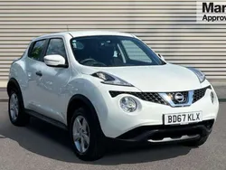 White Used 2017 Nissan Juke Visia SUV | £5,573 (Good price)
