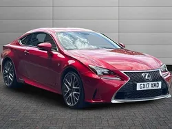 Red Used 2017 Lexus RC300h Sport Line Coupe | £18,995 (Good price)