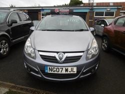Silver Used 2007 Vauxhall Corsa Hatchback | £1,295