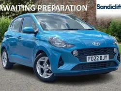 Metallic aqua turquoise Used 2022 Hyundai i10 SE Hatchback | £11,858 (Fair price)
