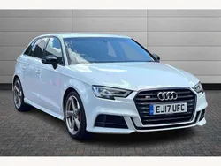 White Used 2017 Audi S3 Black Edition Hatchback | £19,295 (Fair price)