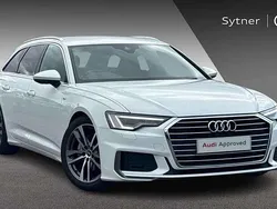 White Used 2021 Audi A6 S-Line Estate | £27,000 (Fair price)