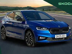 Race blue metallic Used 2025 Skoda Fabia Monte Carlo Hatchback | £22,795 (A bit pricey)