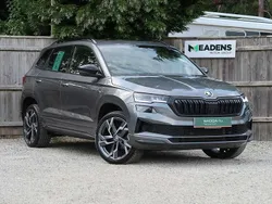 Graphite grey metallic Used 2024 Skoda Karoq SportLine SUV | £25,795 (Fair price)