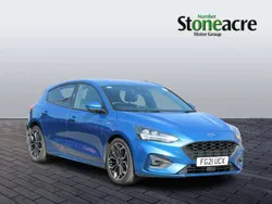 Blue Used 2021 Ford Focus ST-Line X Hatchback | £10,495 (Good price)