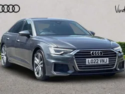Grey Used 2022 Audi A6 S-Line Sedan | £25,400 (Fair price)
