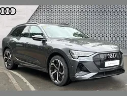 Grey Used 2021 Audi e-tron Black Edition SUV | £23,156 (Good price)