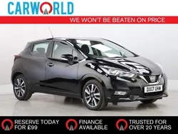 Black Used 2017 Nissan Micra Acenta Hatchback | £6,371 (Fair price)