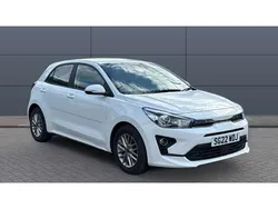 White Used 2022 Kia Rio 2 Hatchback | £13,314 (Fair price)