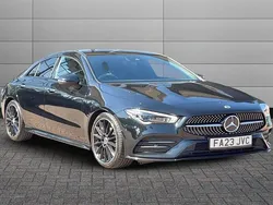 Black Used 2023 Mercedes CLA180 AMG Line Premium Plus Sedan | £28,550 (Fair price)