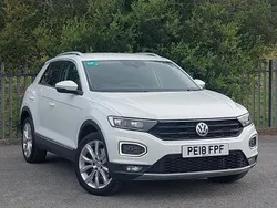 White Used 2018 VW T-Roc SEL SUV | £19,498 (Fair price)