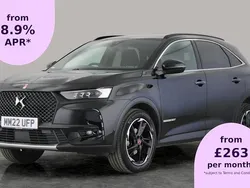 Black Used 2021 DS Automobiles DS7 Crossback Performance Line Plus SUV | £18,309 (Fair price)