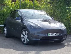 Grey Used 2022 Tesla Model Y Long Range SUV | £29,798 (Fair price)