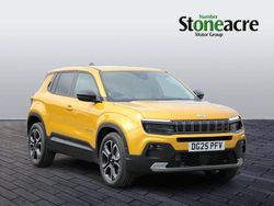 Yellow New 2025 Jeep Avenger Summit SUV | £21,997 (Fair price)