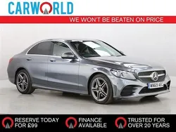 Used 2019 Mercedes C200 AMG line Sedan | £21,240 (Expensive)