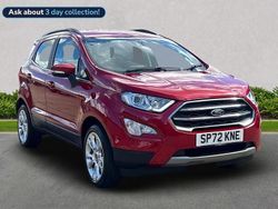 Red Used 2022 Ford Ecosport Titanium SUV | £9,899 (Good price)