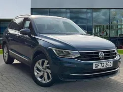 Blue Used 2022 VW Tiguan Life SUV | £18,539 (Good price)