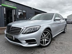 Silver Used 2016 Mercedes S350L AMG line Sedan | £18,950 (Fair price)