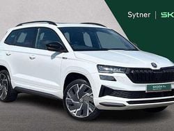 Moon white metallic Used 2023 Skoda Karoq SportLine SUV | £23,500 (Good price)