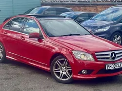 Red Used 2009 Mercedes C220 Sedan | £4,900 (Fair price)