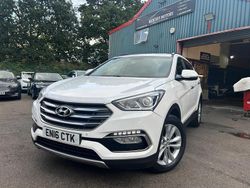 White Used 2016 Hyundai Santa Fe Premium SUV | £13,440 (Fair price)