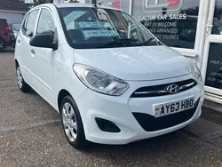 White Used 2013 Hyundai i10 Classic Hatchback | £3,995 (A bit pricey)