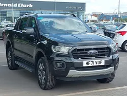 Black Used 2021 Ford Ranger Wildtrack Pickup | £15,998 (Good price)