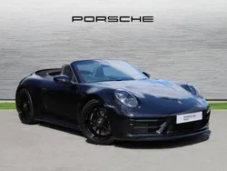 Jet black metallic Used 2023 Porsche 911 Carrera GTS Cabriolet | £120,000 (Expensive)