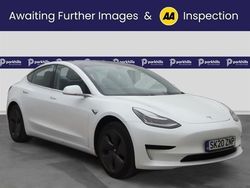 White Used 2020 Tesla Model 3 Standard Range Plus Sedan | £14,910 (Fair price)