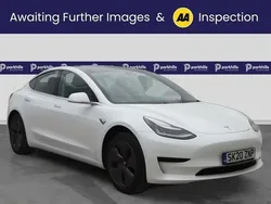 White Used 2020 Tesla Model 3 Standard Range Plus Sedan | £14,910 (Fair price)