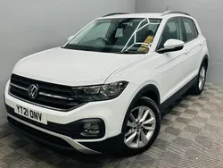 White Used 2021 VW T-Cross SE SUV | £13,750 (Good price)