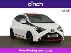 White Used 2018 Toyota Aygo x-press Hatchback | £8,699 (A bit pricey)