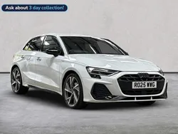 White Used 2025 Audi A3 Black Edition Hatchback | £32,214 (Expensive)