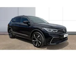 Black Used 2021 VW Tiguan Allspace R-line SUV | £28,501 (Fair price)