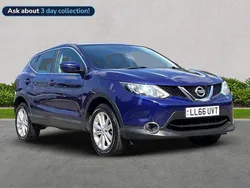 Blue Used 2016 Nissan Qashqai Acenta SUV | £7,738 (Good price)
