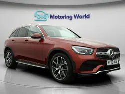 Red Used 2020 Mercedes GLC300 AMG line Estate | £30,200 (A bit pricey)