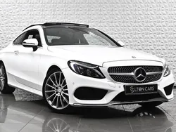White Used 2016 Mercedes C200 AMG line Coupe | £17,450 (A bit pricey)