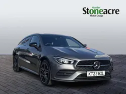 Grey Used 2023 Mercedes CLA250e Shooting Brake AMG line Estate | £22,750 (Fair price)