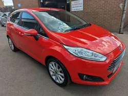 Red Used 2015 Ford Fiesta Titanium Hatchback | £6,495 (A bit pricey)