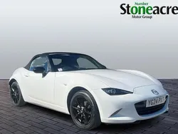 White Used 2024 Mazda MX5 Prime-Line Cabriolet | £19,995 (Super price)