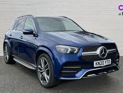 Blue Used 2020 Mercedes GLE350 AMG line SUV | £32,480 (Fair price)