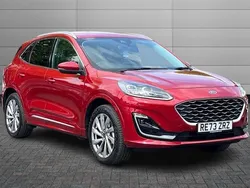 Lucid red Used 2024 Ford Kuga Vignale SUV | £25,600 (Good price)