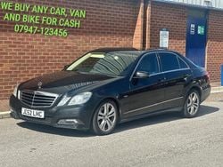 Black Used 2010 Mercedes E200 Avantgarde Sedan | £2,995 (Good price)