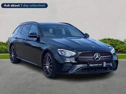 Black Used 2023 Mercedes E400 AMG line Estate | £43,999 (Fair price)