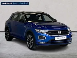 Blue Used 2018 VW T-Roc R-line SUV | £17,281 (Fair price)