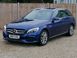 Blue Used 2018 Mercedes C350e Estate | £12,100 (Fair price)